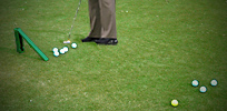 Golf training games: basic speed matching